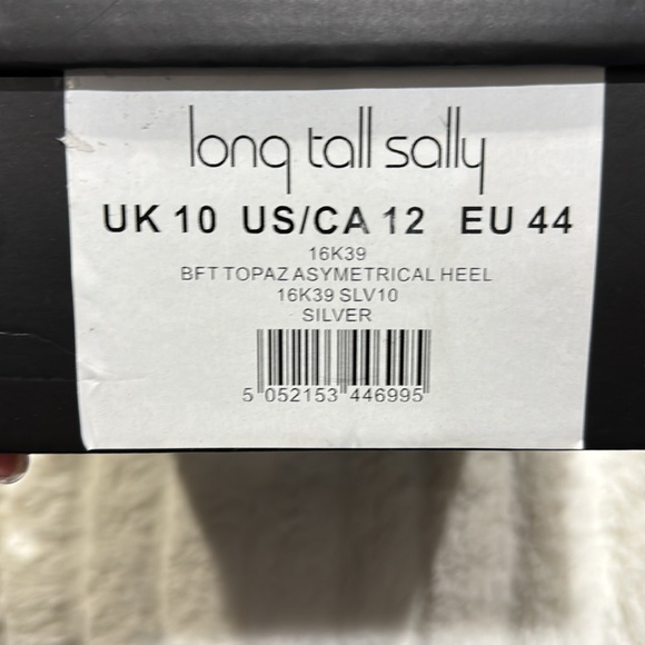 NIB Barefoot Tess | Silver Holographic Pumps | size 12 US | Never Worn - Picture 5 of 6